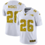 New England New England Patriots #26 Sony Michel Mens Nike Flocked Leopard Print Vapor Limited NFL Jersey White