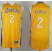 Revolution 30 Los Angeles Lakers 2 Derek Fisher Yellow NBA Jerseys Cheap