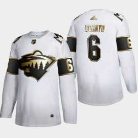 Minnesota Wild #6 Ryan Donato Mens Adidas White Golden Edition Limited Stitched NHL Jersey