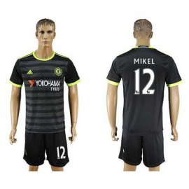 Chelsea #12 Mikel Away Soccer Club Jersey