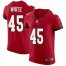 Tampa Bay Buccaneers #45 Devin White Mens Nike Red Vapor Elite Jersey