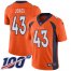 Nike Denver Broncos #43 Joe Jones Orange Team Color Youth Stitched NFL 100th Season Vapor Untouchable Limited Jersey