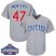 Chicago Cubs #47 Miguel Montero Grey Road 2016 World Series Champions Stitched Youth MLB Jersey