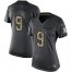 Nike Detroit Lions #9 Matthew Stafford Black Womens Stitched NFL Limited 2016 Salute to Service Jersey