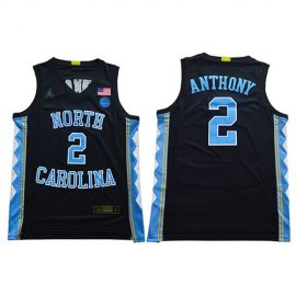 North Carolina #2 Cole Anthony Black Basketball Stitched College Jersey