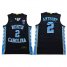 North Carolina #2 Cole Anthony Black Basketball Stitched College Jersey