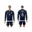 Argentina #6 Biglia Away Long Sleeves Soccer Country Jersey