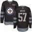 Adidas Winnipeg Jets #57 Tyler Myers Black 1917-2017 100th Anniversary Stitched NHL Jersey