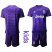Juventus Blank Purple Goalkeeper Kid Soccer Club Jersey
