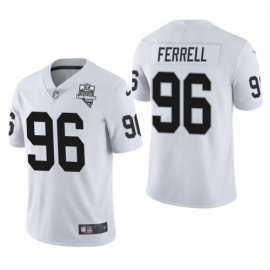 Las Vegas Raiders #96 Clelin Ferrell Mens Nike 2020 Inaugural Season Vapor Limited NFL Jersey White