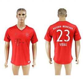 Bayern Munchen #23 Vidal Marine Environmental Protection Home Soccer Club Jersey