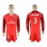 Paris Saint-Germain #3 Kimpembe Red Long Sleeves Soccer Club Jersey