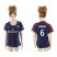 Womens Paris Saint-Germain #6 Verratti Home Soccer Club Jersey