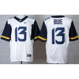 West Virginia Mountaineers 13 Andrew Buie White College Football Elite NCAA Jerseys