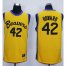 Teen Wolf Beavers #42 Scott Howard Gold Werewolf Stitched Basketball Jersey
