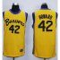 Teen Wolf Beavers #42 Scott Howard Gold Werewolf Stitched Basketball Jersey