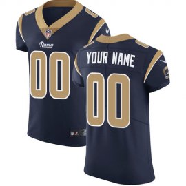 Nike Los Angeles Rams Customized Navy Blue Team Color Stitched Vapor Untouchable Elite Mens NFL Jersey