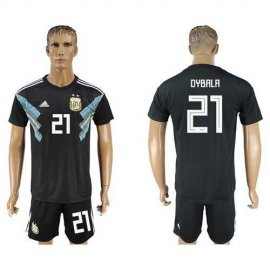 Argentina #21 Dybala Away Soccer Country Jersey