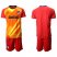 Atletico Madrid Blank Red Goalkeeper Soccer Club Jersey