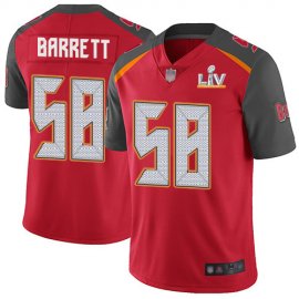 Nike Tampa Bay Buccaneers #58 Shaquil Barrett Red Team Color Youth Super Bowl LV Bound Stitched NFL Vapor Untouchable Limited Jersey