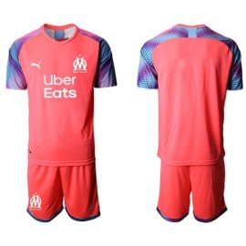 Marseille Blank Pink Goalkeeper Soccer Club Jersey