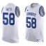 Nike Dallas Cowboys #58 Aldon Smith White Team Color Mens Stitched NFL Limited Tank Top Jersey