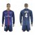 Paris Saint-Germain #4 Cabaye Home Long Sleeves Soccer Club Jersey