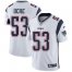 Nike New England Patriots #53 Josh Uche White Youth Stitched NFL Vapor Untouchable Limited Jersey