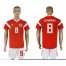 Russia #8 GLUSHAKOV Home 2018 FIFA World Cup Soccer Jersey
