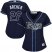 Tampa Bay Rays #22 Chris Archer Dark Blue Alternate Womens Stitched MLB Jersey