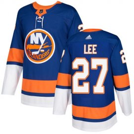 Adidas New York Islanders #27 Anders Lee Royal Blue Home Authentic Stitched NHL Jersey
