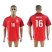 USA #16 Nguyen Away Soccer Country Jersey