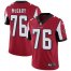 Nike Atlanta Falcons #76 Kaleb McGary Red Team Color Mens Stitched NFL Vapor Untouchable Limited Jersey