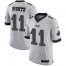 Nike Philadelphia Eagles #11 Carson Wentz Gray Mens Stitched NFL Limited Gridiron Gray II Jersey