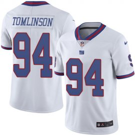 Nike New York Giants #94 Dalvin Tomlinson White Mens Stitched NFL Limited Rush Jersey