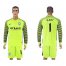 Manchester City #1 Hart Shiny Green Goalkeeper Long Sleeves Soccer Club Jersey