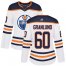 Adidas Edmonton Oilers #60 Markus Granlund White Road Authentic Womens Stitched NHL Jersey