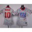 Nike New York Giants #10 Eli Manning Zebra Womens Stitched NFL Elite Jersey