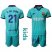 Barcelona #21 F.De Jong Third Kid Soccer Club Jersey