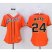 San Francisco Giants #24 Willie Mays Orange Womens Alternate Stitched MLB Jersey