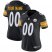 Nike Pittsburgh Steelers Customized Black Team Color Stitched Vapor Untouchable Limited Womens NFL Jersey