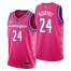 Nike Washington Wizards #24 Corey Kispert Mens 2022-23 City Edition NBA Jersey – Cherry Blossom Pink Mens