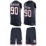Nike Houston Texans #90 Ross Blacklock Navy Blue Team Color Mens Stitched NFL Limited Tank Top Suit Jersey