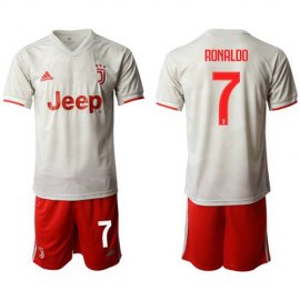 Juventus #7 Ronaldo Away Soccer Club Jersey