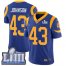 Nike Los Angeles Rams #43 John Johnson Royal Blue Alternate Super Bowl LIII Bound Mens Stitched NFL Vapor Untouchable Limited Jersey