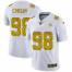 Las Vegas Raiders #98 Maxx Crosby Mens Nike Flocked Leopard Print Vapor Limited NFL Jersey White
