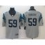 Nike Carolina Panthers #59 Luke Kuechly Silver Mens Stitched NFL Limited Inverted Legend Jersey