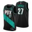 Nike Portland Trail Blazers #27 Jusuf Nurkic Mens 2022-23 City Edition NBA Jersey – Cherry Blossom Black Mens