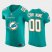Miami Dolphins Custom Aqua Green Mens Nike Big Team Logo Elite NFL Jersey