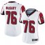 Nike Atlanta Falcons #76 Kaleb McGary White Womens Stitched NFL Vapor Untouchable Limited Jersey